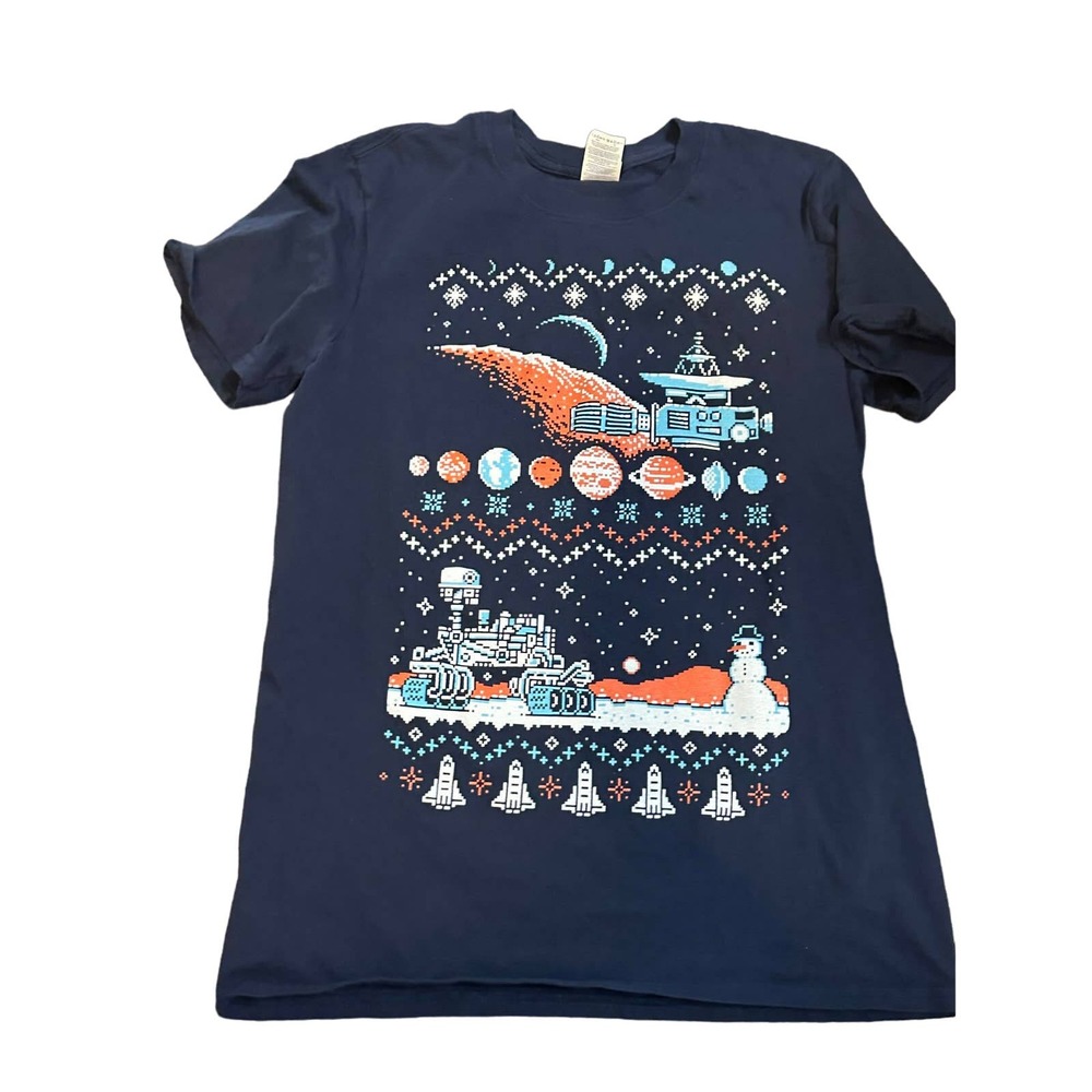 Mens - Think Geek - Ugly Sweater Tee Shirt - Size Small